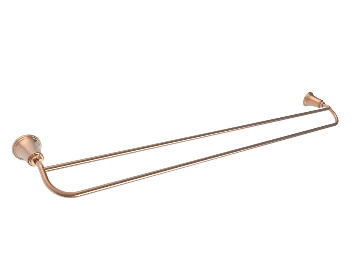 Posh Canterbury Double Towel Rail 900mm Polished Brass Gold from Reece