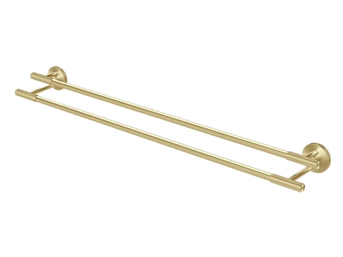 Hero - Milli Marq Edit Double Towel Rail 800mm Brushed Gold