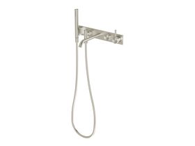 Hero - Milli Etch Bath Mixer Tap System with Hand Shower Brushed Nickel (3 Star)