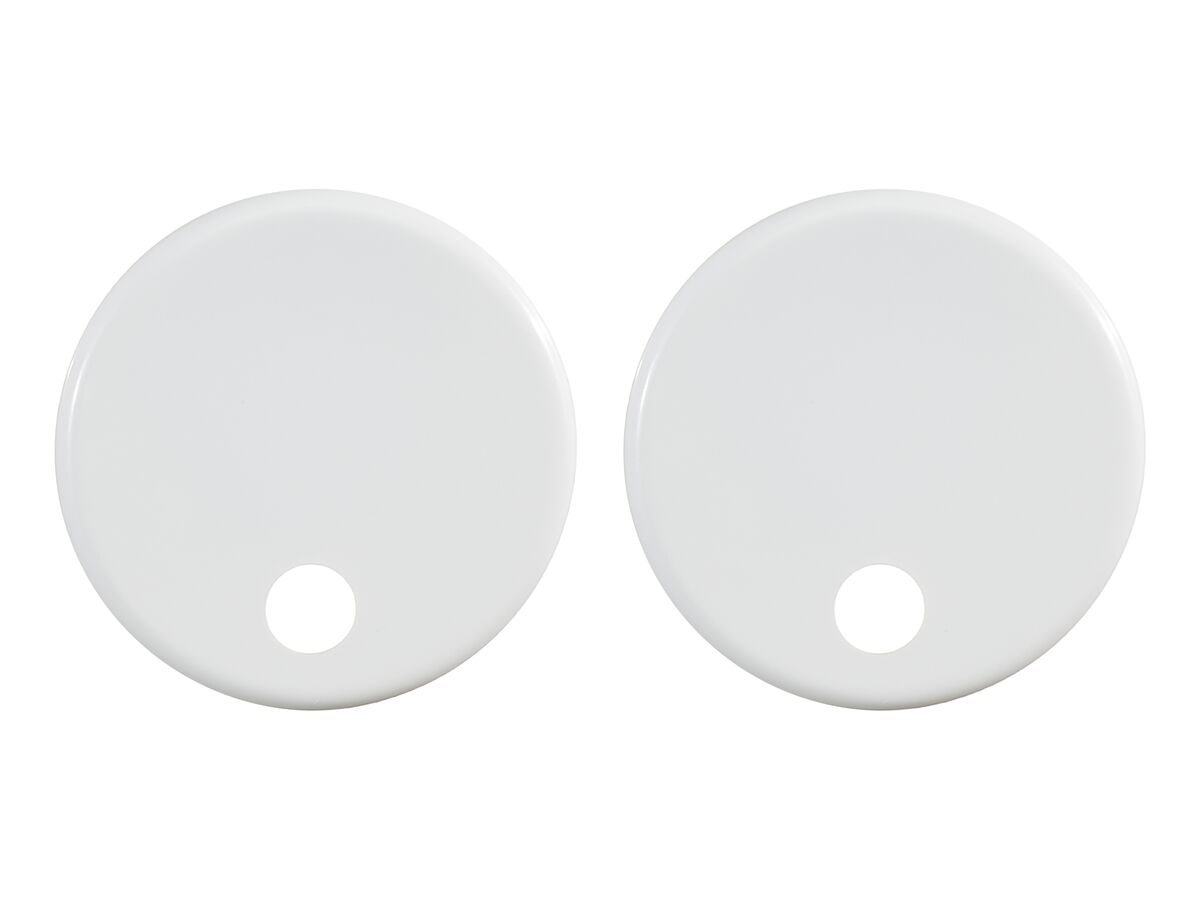 Kado Lux Large Hinge Cover Plates White from Reece