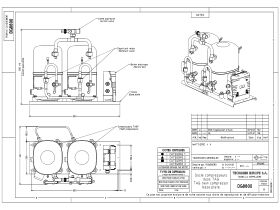 Tecumseh Compressor 2X6.5hp R404 MHBP TAGD4615Z-Val