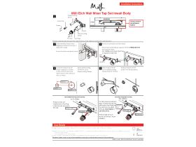 Installation Instructions - Milli Etch Wall Mixer Tap Set Inwall Body