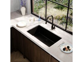 Memo Freya Mega Bowl Sink No Taphole Granite Black