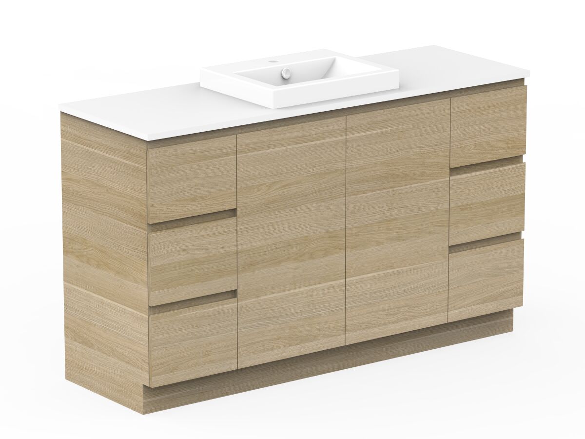 Posh Domaine Plus 1500mm Floor Mount Vanity Unit Conventional Single