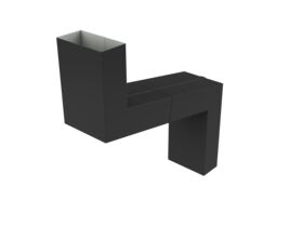 Downpipe Offset 100mm x 50mm Monument