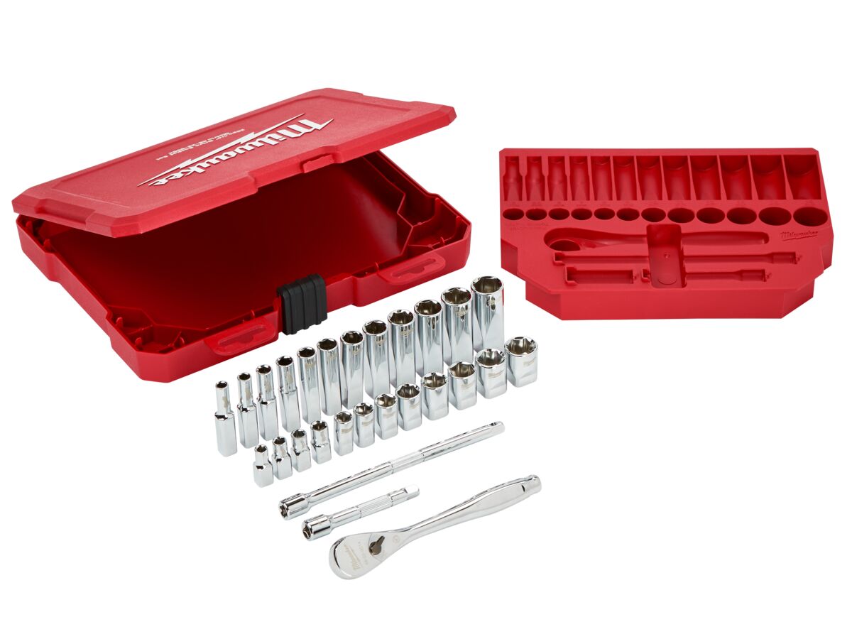 Milwaukee Drive 28pc Ratchet Socket Set