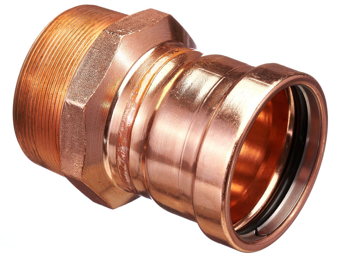 >B< Press Water Male Coupling 80mm x 3" BSP"