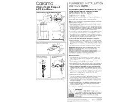 Installation Instructions - Caroma Urbane Wall Faced Close Coupled Universal Trap Back Entry Toilet Suite with Arc Soft Close Seat White (4 Star)