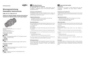 Installation Instructions - Cool-Fit 2.0 & 4.0 - Insulation For Butterfly Valve And Flange Adaptor