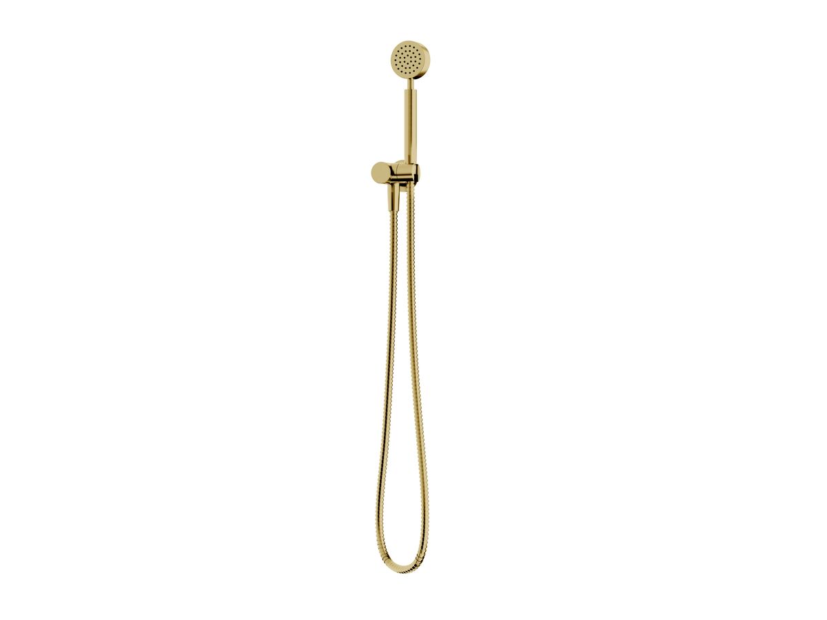 Milli Pure Round Hand Shower with Swivel Bracket PVD Brushed Gold (3 Star)