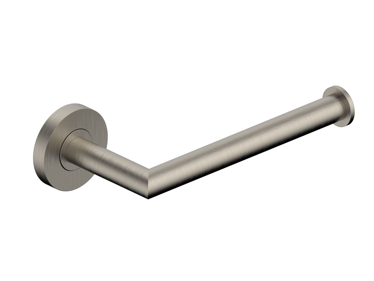 Mizu Drift Reversible Toilet Roll Holder Brushed Nickel from Reece