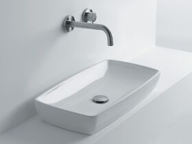 AXA H10 Rectangle Counter Basin 600 x 320mm White