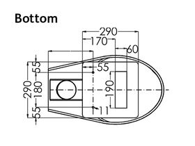 3Monkeez Pedestal Pan S Trap Stainless Steel (3 Star)