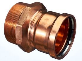 >B< Press Water Male Coupling 100mm x 4" BSP"