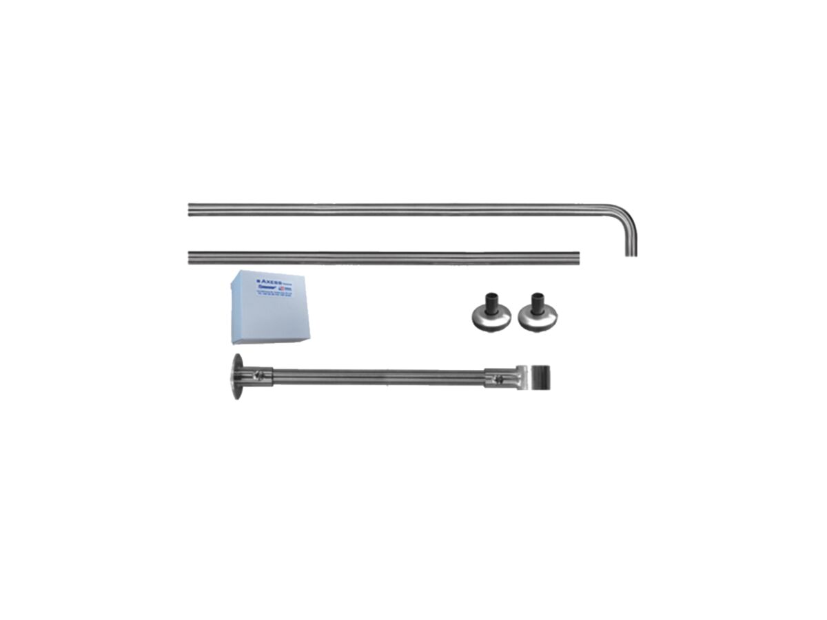 Eisegrip Stainless Steel Shower Curtain Rail 1200mm x 1200mm