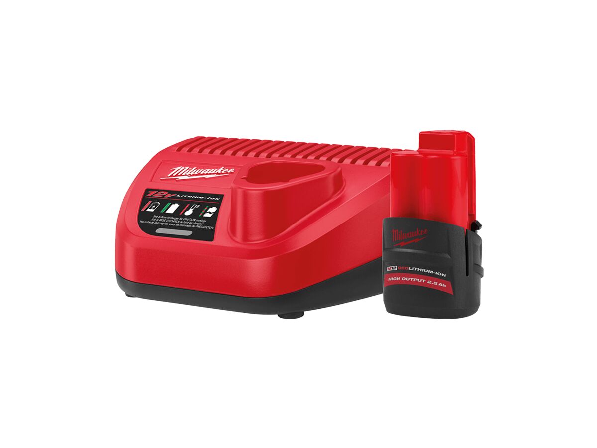 Milwaukee M12 2.5Ah Starter Pack