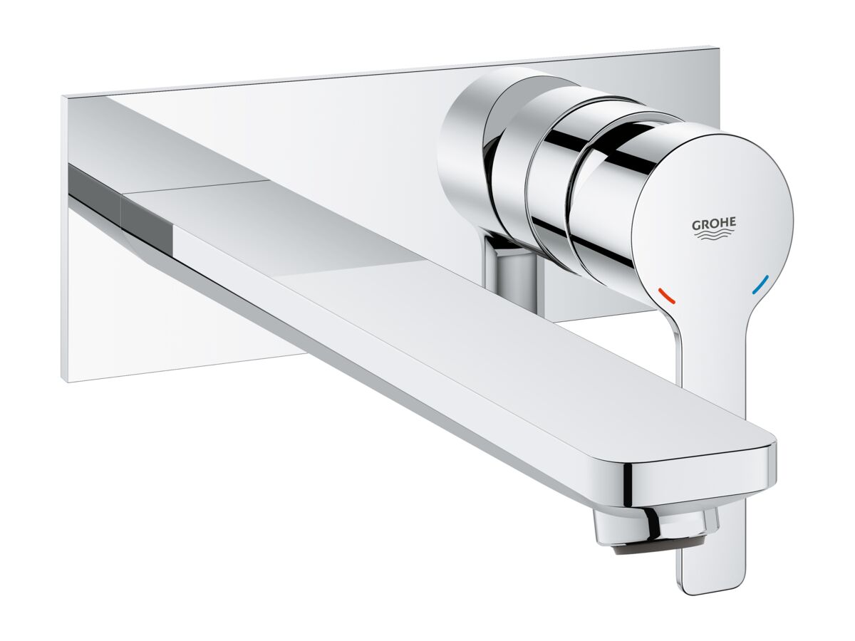 GROHE Lineare New Wall Bath Mix Set 207mm Chrome from Reece