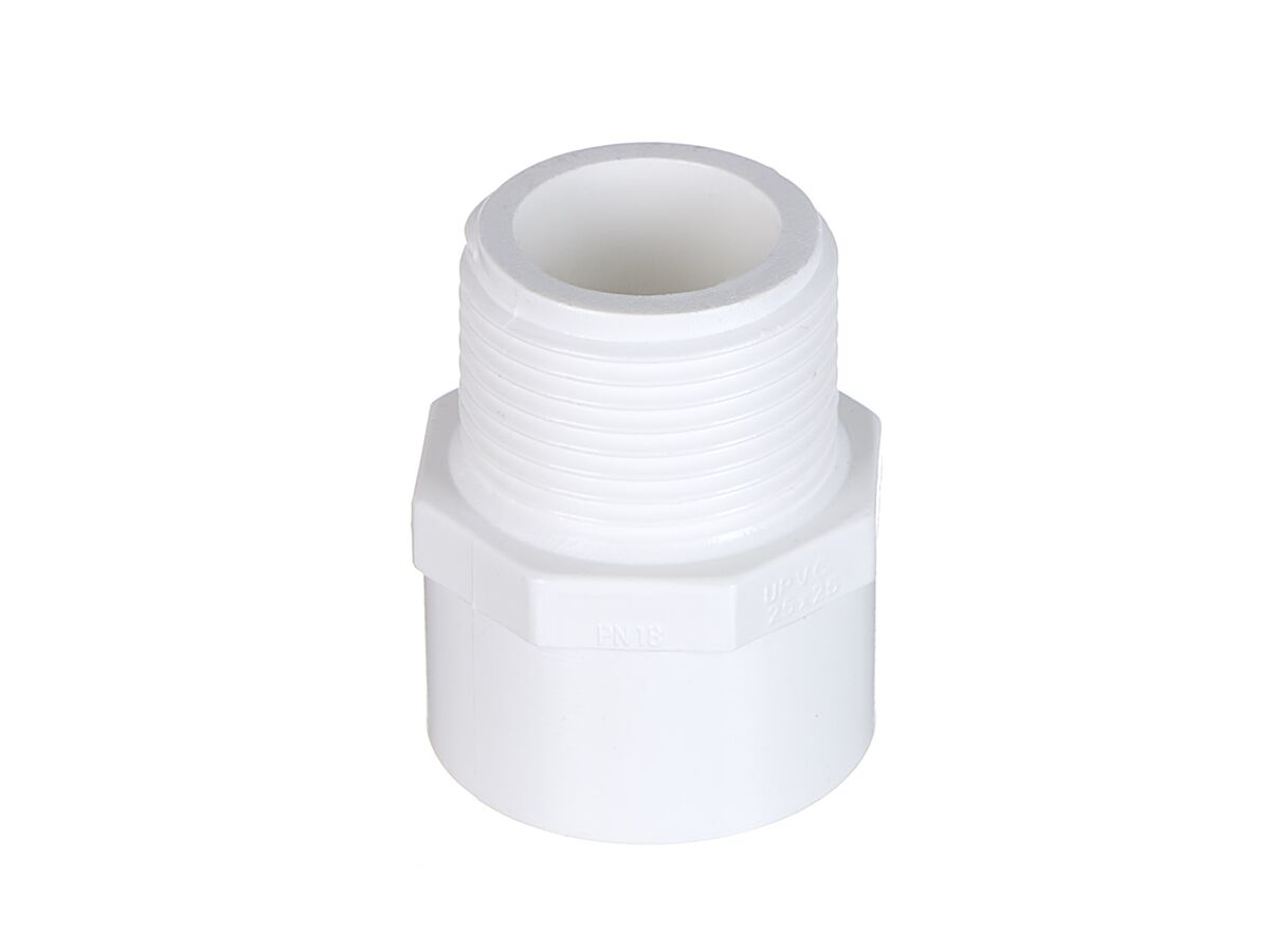 PVC Pressure Valve Socket 17 25mm x 25mm Male from Reece