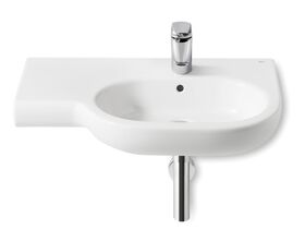 Meridian Wall Basin Right Hand Bowl 750mm White