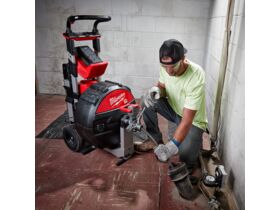 Milwaukee MX Fuel Sewer Drum Machine with Powertredz Lift Assist