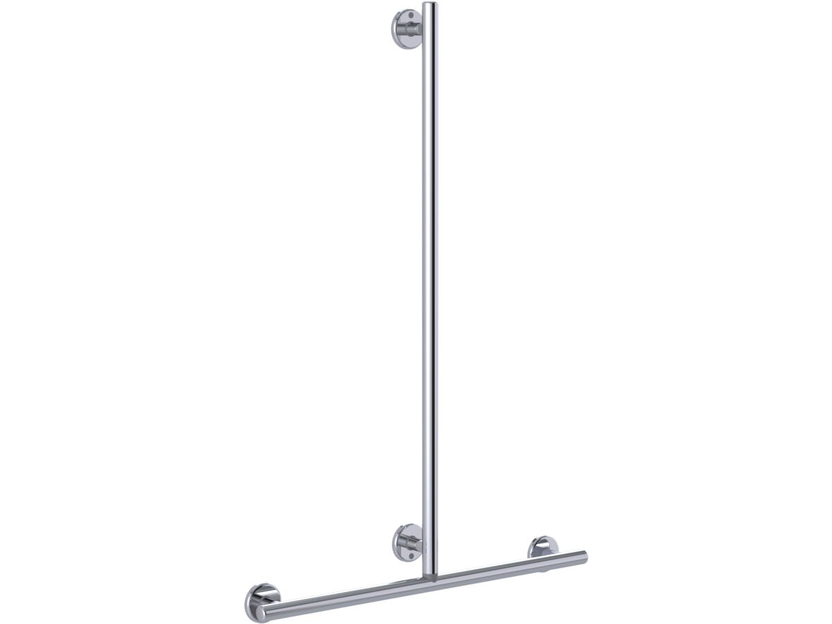 Mizu Drift Handshower Grab Rail 700 x 1100 mm - Polished Stainless