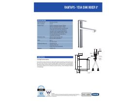 Technical Guide - Yeva Sink Mixer Chrome (6 Star)