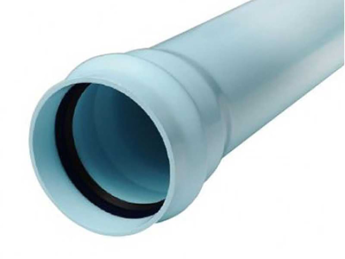 MPVC Series 2 Blue Pipe PN12 Rubber Ring Joint 150mm x 6m from Reece