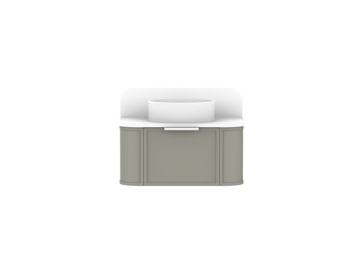 ADP Flo by Alisa & Lysandra All Drawer Vanity Unit Centre Bowl 750 Friday Quartz Top 1 Drawer (No Basin)