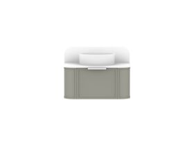 ADP Flo by Alisa & Lysandra All Drawer Vanity Unit Centre Bowl 750 Friday Quartz Top 1 Drawer (No Basin)