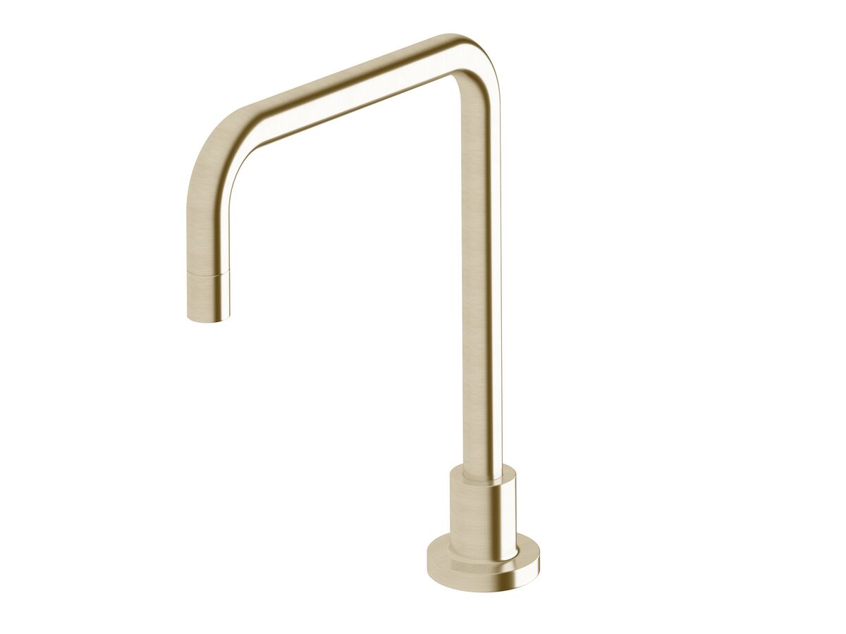 Scala Hob Sink Swivel Outlet Square LUX PVD Brushed Platinum Gold (3 Star)