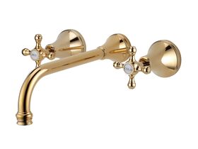 Kado Classic Bath / Basin Set 250mm Brass Gold