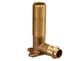>B< Press Water Wall Plate Elbow 15mm x 1/2" Male BSP"