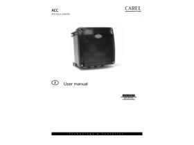 User Manual - CAREL Antisweat Control 230V ACC0082100