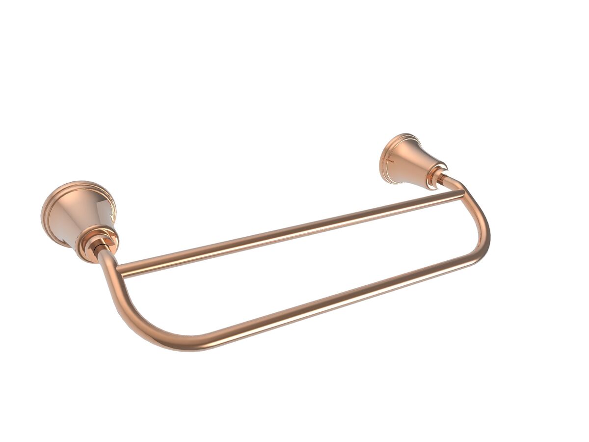 Posh Canterbury Double Towel Rail 300mm Polished Brass Gold from Reece