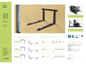 Specification Sheet - Rodigas REF Wall Bracket