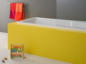 Posh Kensington Shower Bath 1650mm x 820mm x 495mm White