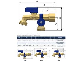 Arco Double Grifo Tap with Non Return Valve Female 15mm Lead Free