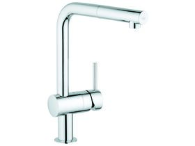 GROHE Minta L Sink Mixer with Pull Out Aerator Chrome (4 Star)
