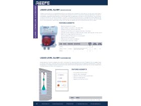 Specification Sheet - Reefe Liquid Level Alarm with Float Switch and Outdoor Strobe