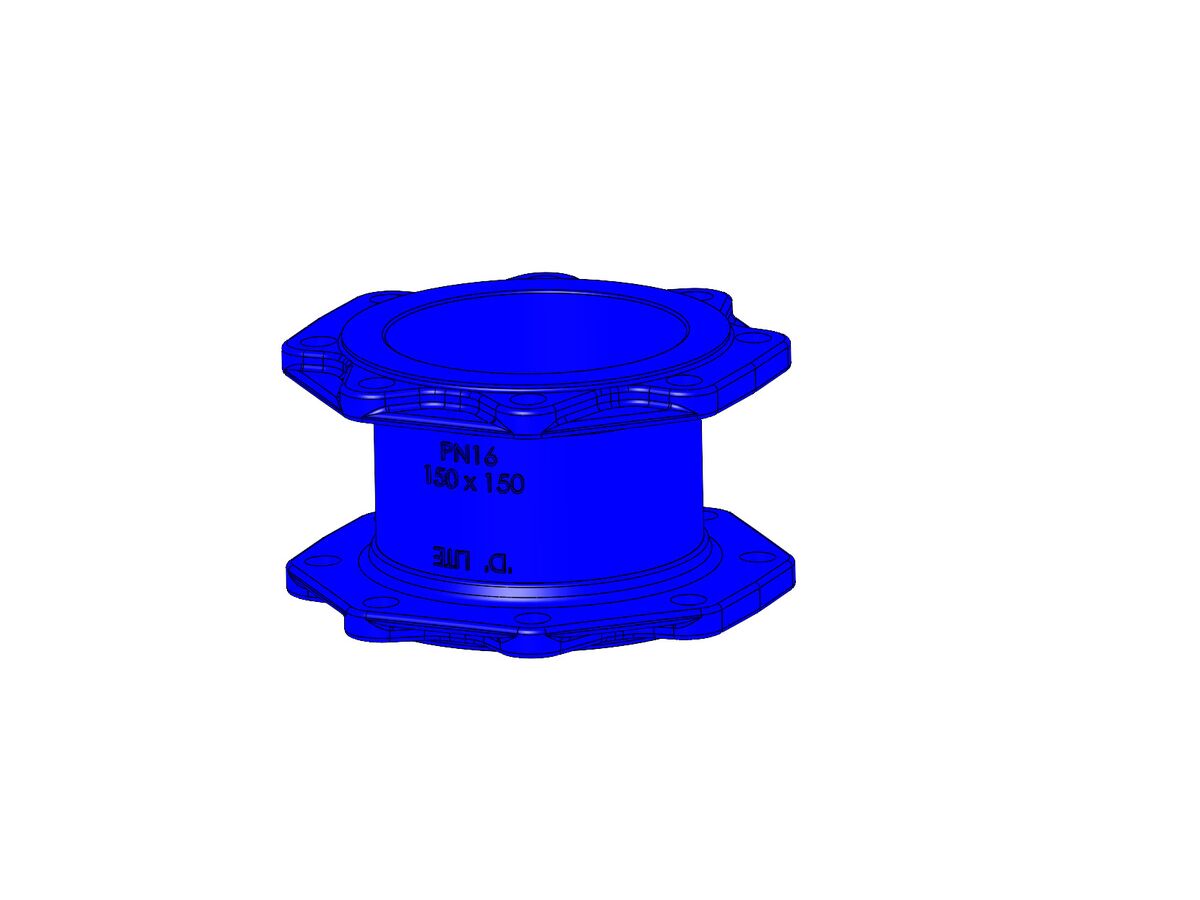 Dimax Hydrant Riser Flange - Flange PN16 B5 150mm x 150mm from Reece