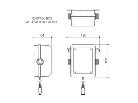 Caroma Urbane II Sensor Hob Mounted Outlet