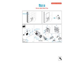 Installation Instructions - Roca Ona Wall Hung Rimless Pan White (4 Star)