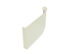 Quad Stop End Plate 115mm Left Hand Classic Cream