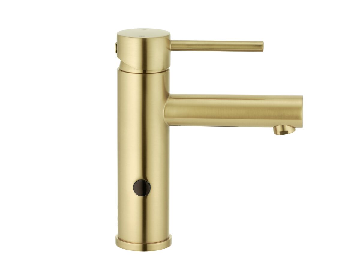 Supporting Image - Mizu Drift Sensor Basin Mixer Brushed Brass (6 Star)