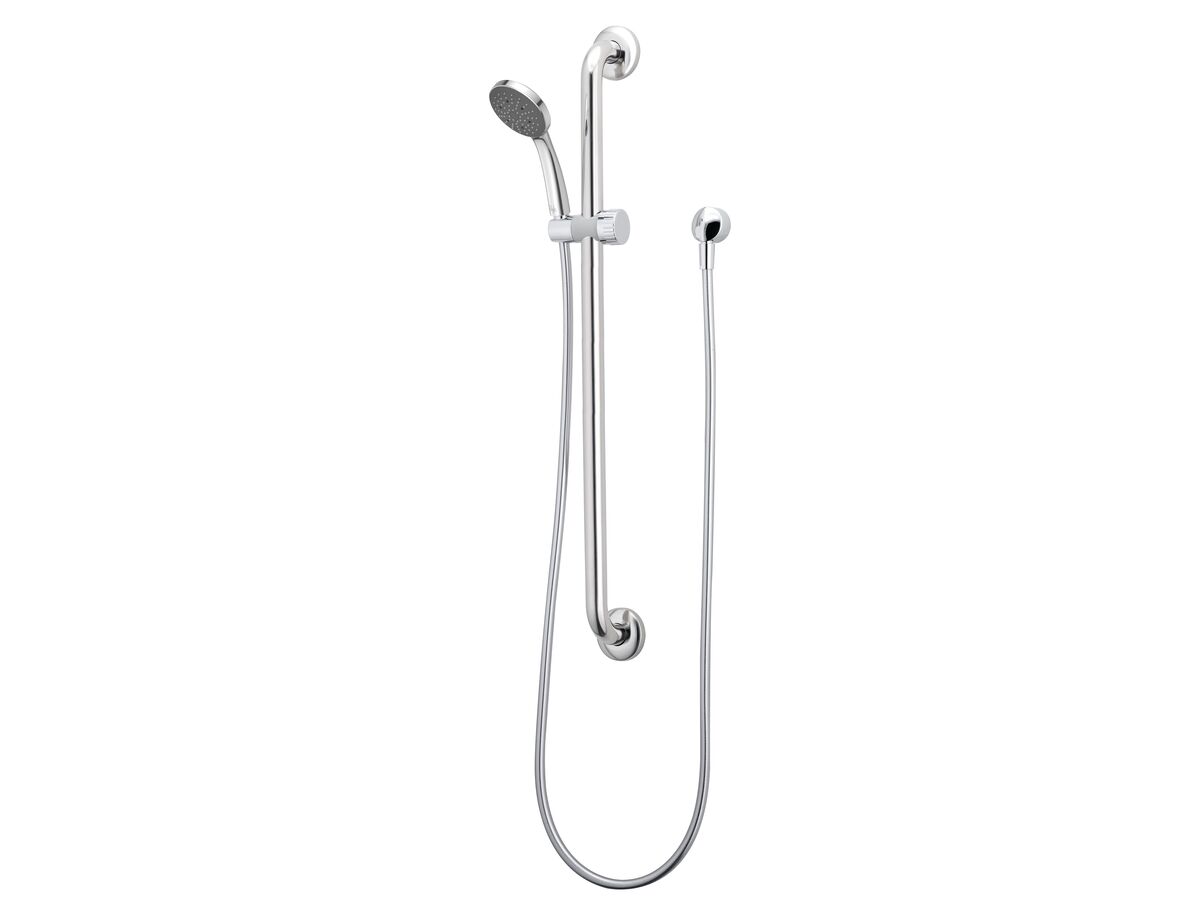 Posh Solus MK3 Grab Single Rail Shower 1 Function 900mm with Wall Water