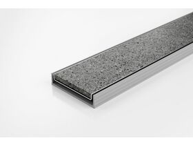 316SS Tile Insert With UPVC Channel Fittings Upto 900mm