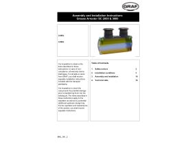 Installation Instructions - Graf Grease Trap 2000L and 3000L