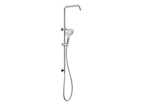 Mizu Drift Twin Rail Shower and 120mm Handshower Only with Top Rail Water Inlet Chrome (3 Star)