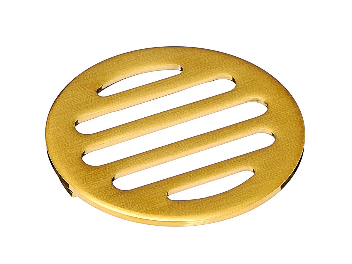 Mizu Drift Trapscrew Grate Only 80mm Brushed Gold
