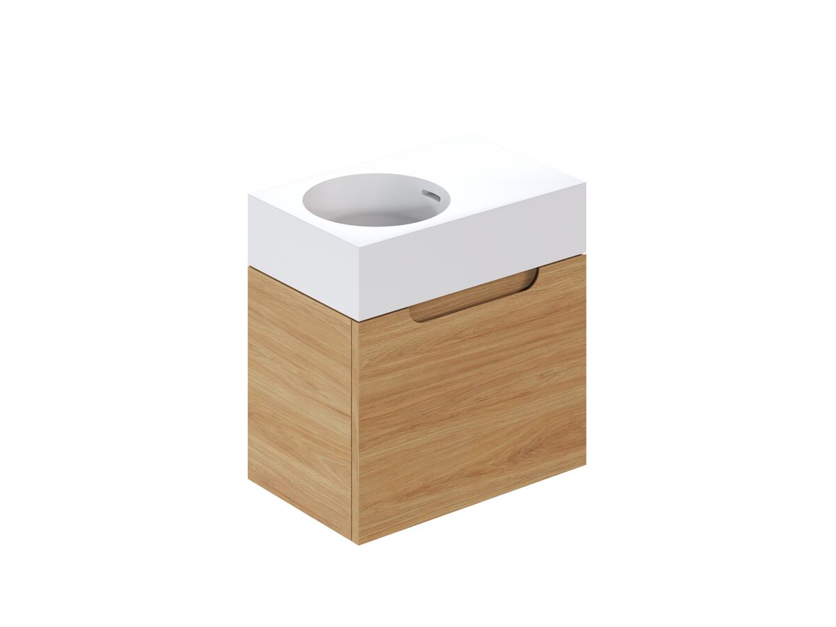 Supporting Image - Omvivo Neo Two Mini Wall Hung Vanity 470
